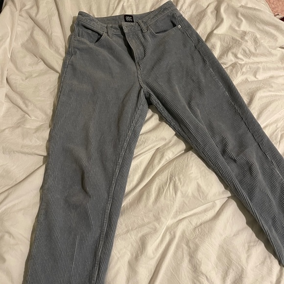 Light blue corduroy pants - Picture 2 of 2